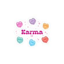 Load image into Gallery viewer, Karma Conversation Heart Sticker
