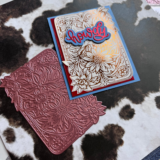 Leather Tooling Hot Foil Plate