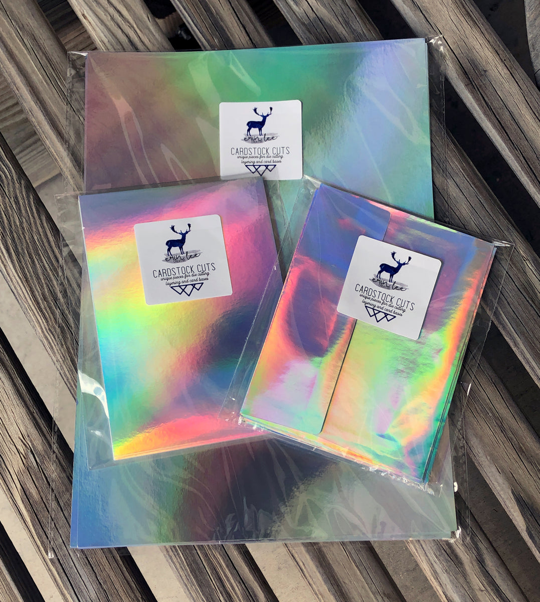 Holographic Cardstock (Set of 8 sheets) – Erin Lee Creative