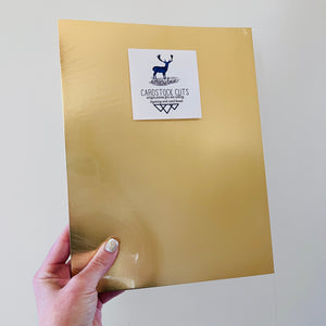 Gold Cardstock (Set of 8 sheets)