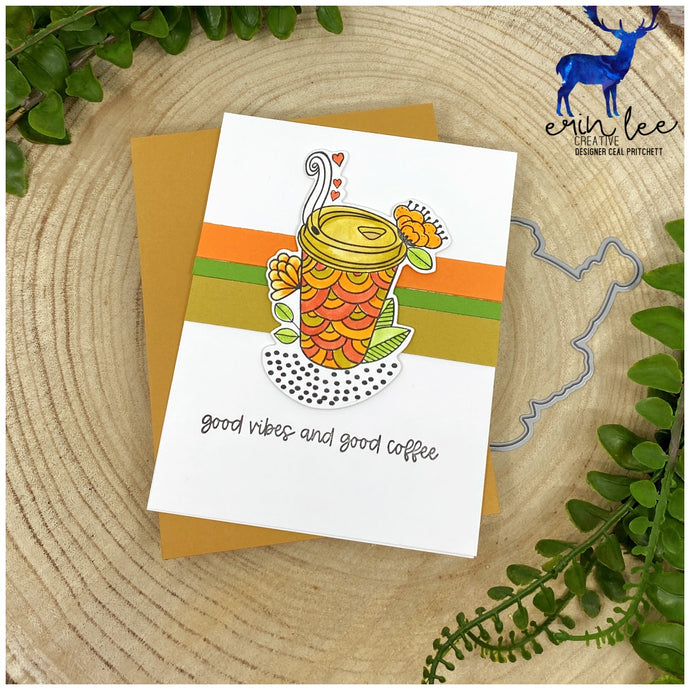 Good Vibes & Good Coffee Card by Ceal