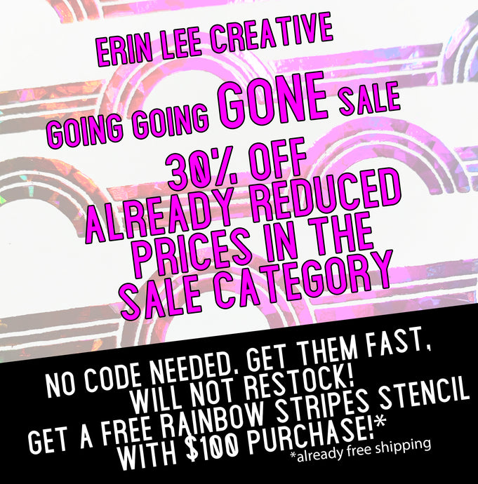 Going, Going, GONE Sale!