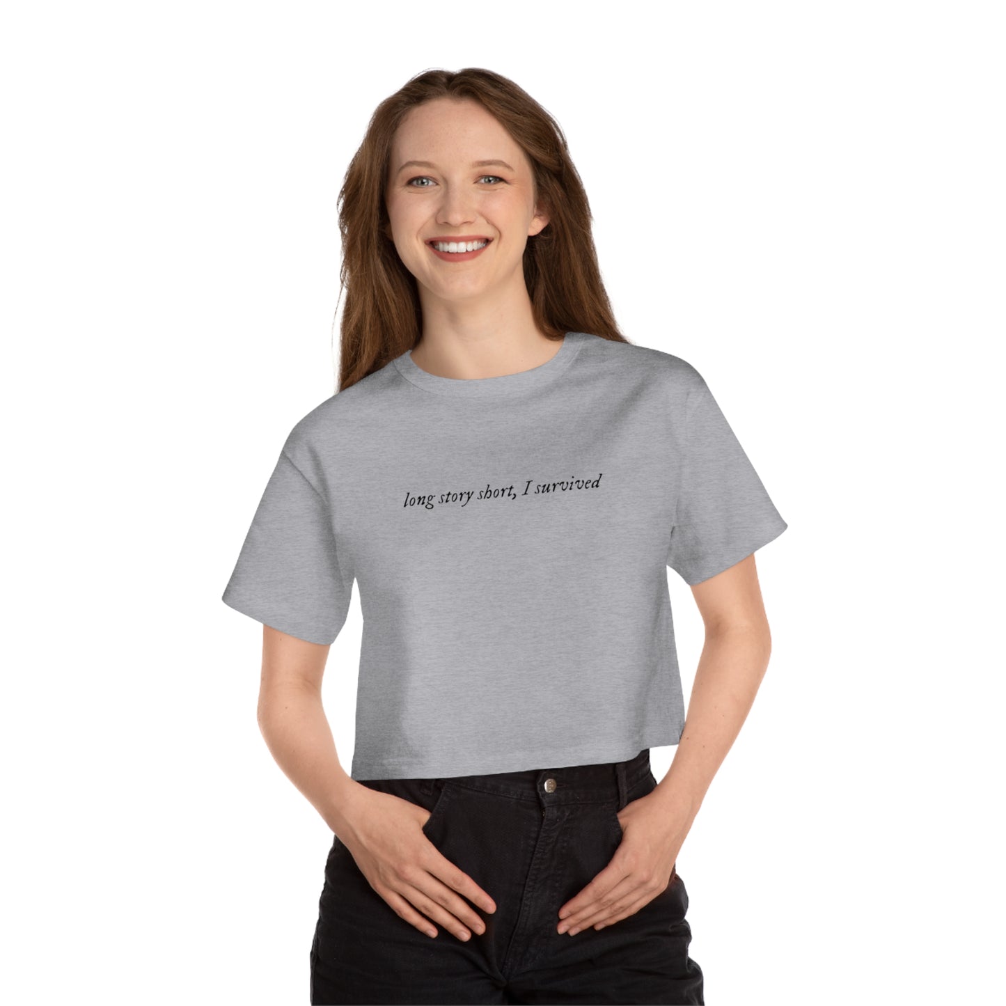 Long Story Short Cropped T-Shirt