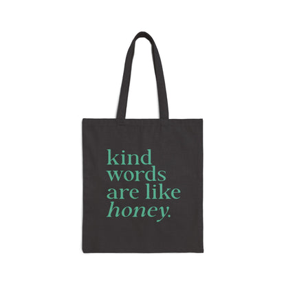 Honey Canvas Tote Bag