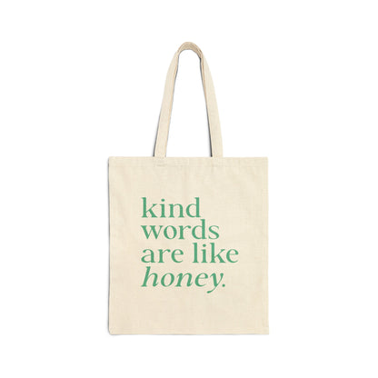 Honey Canvas Tote Bag