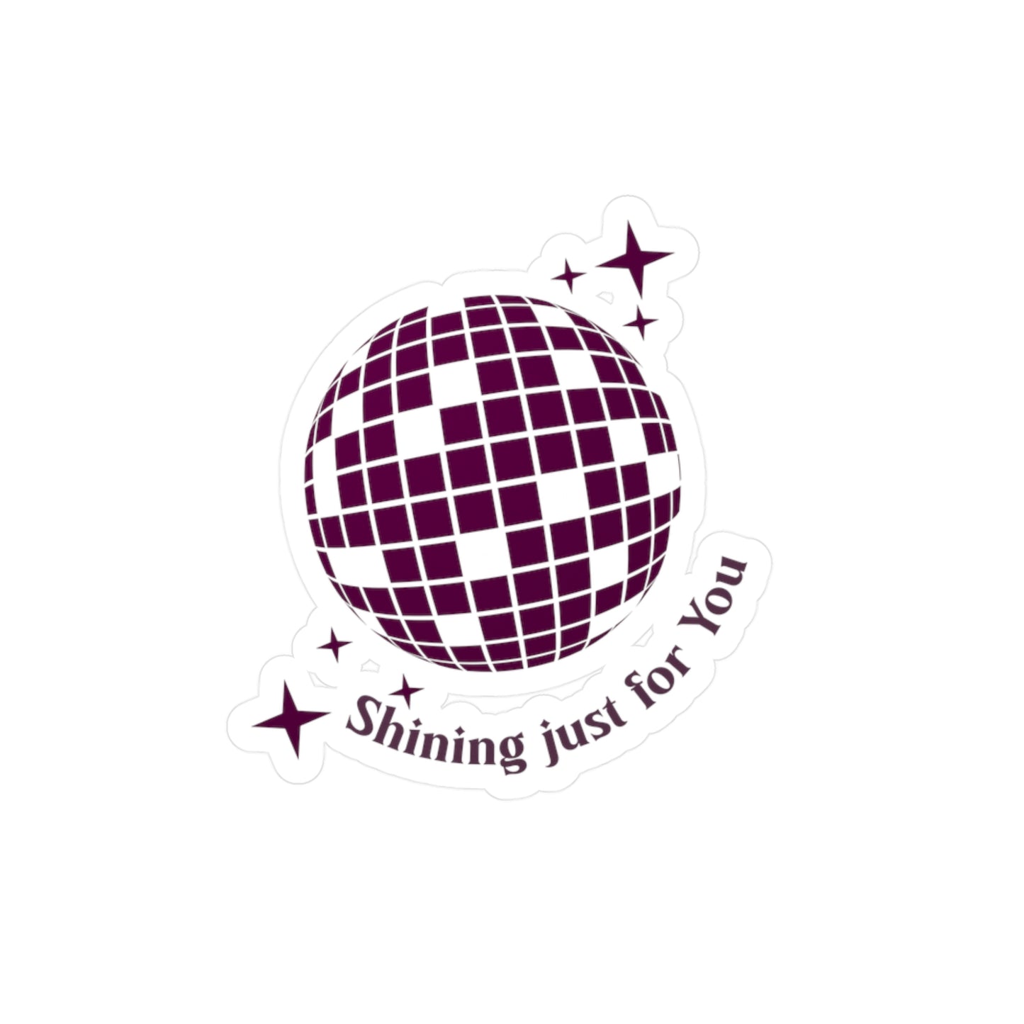 Mirrorball Sticker