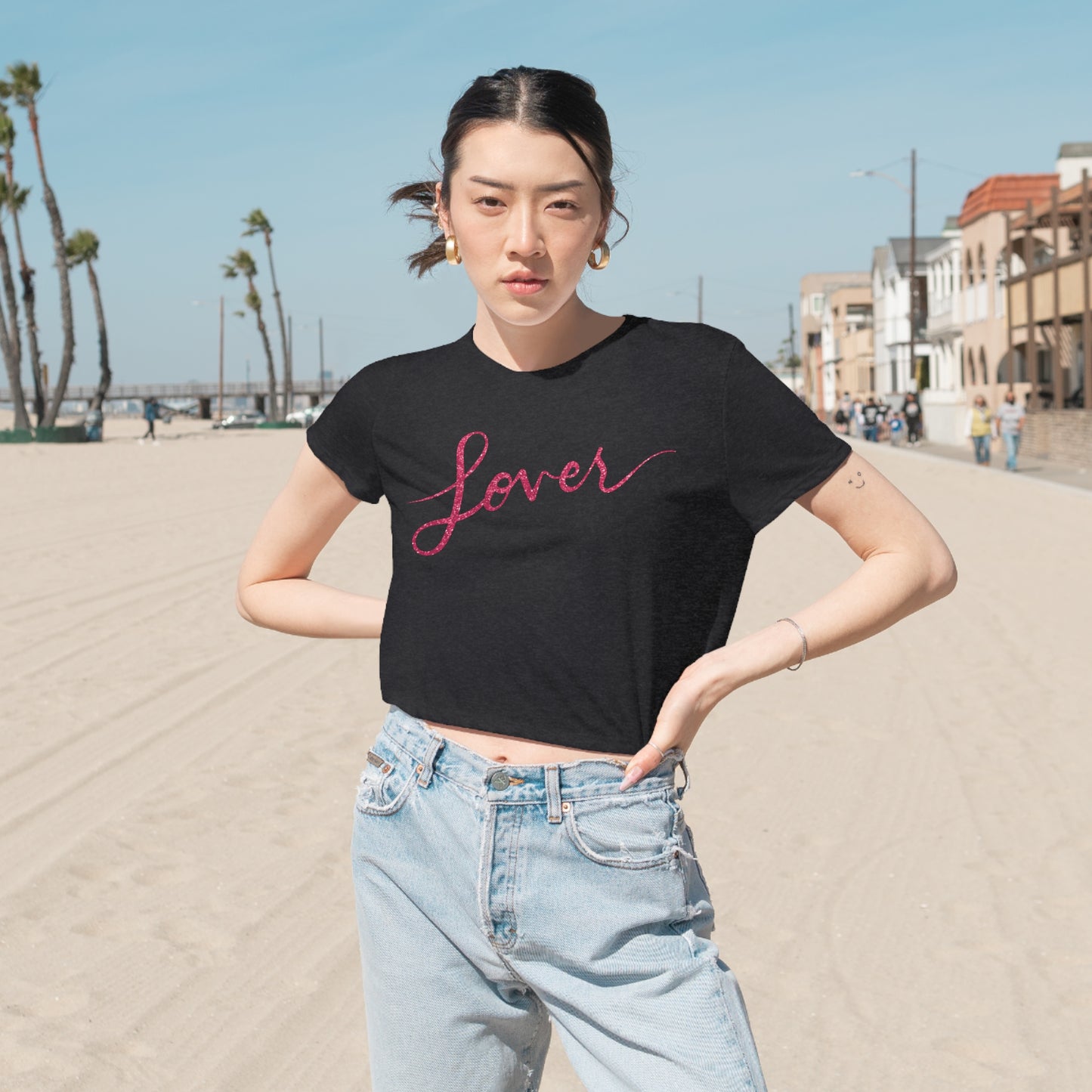 Lover Album Crop Top