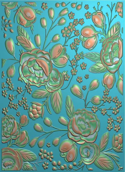 Botanical Bliss 3D Embossing Folder