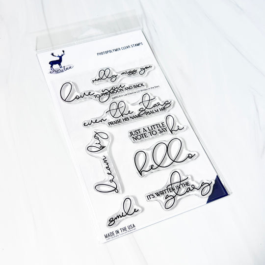 Written in the Stars Stamp Set Written in the Stars Stamp Set