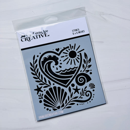 Beach Vibes Stencil