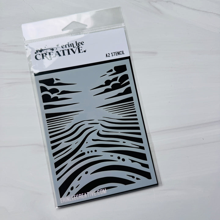 Waves Stencil Waves Stencil