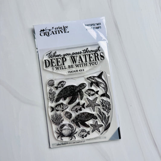 Deep Waters Stamp & Stencil Set