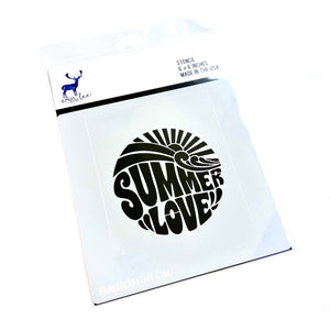 Summer Love Stencil