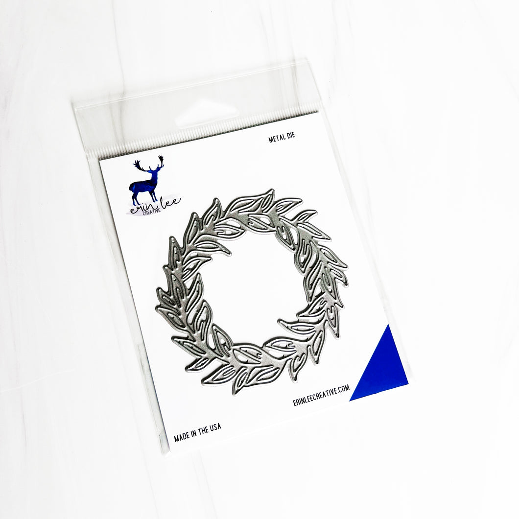 Leafy Wreath Die