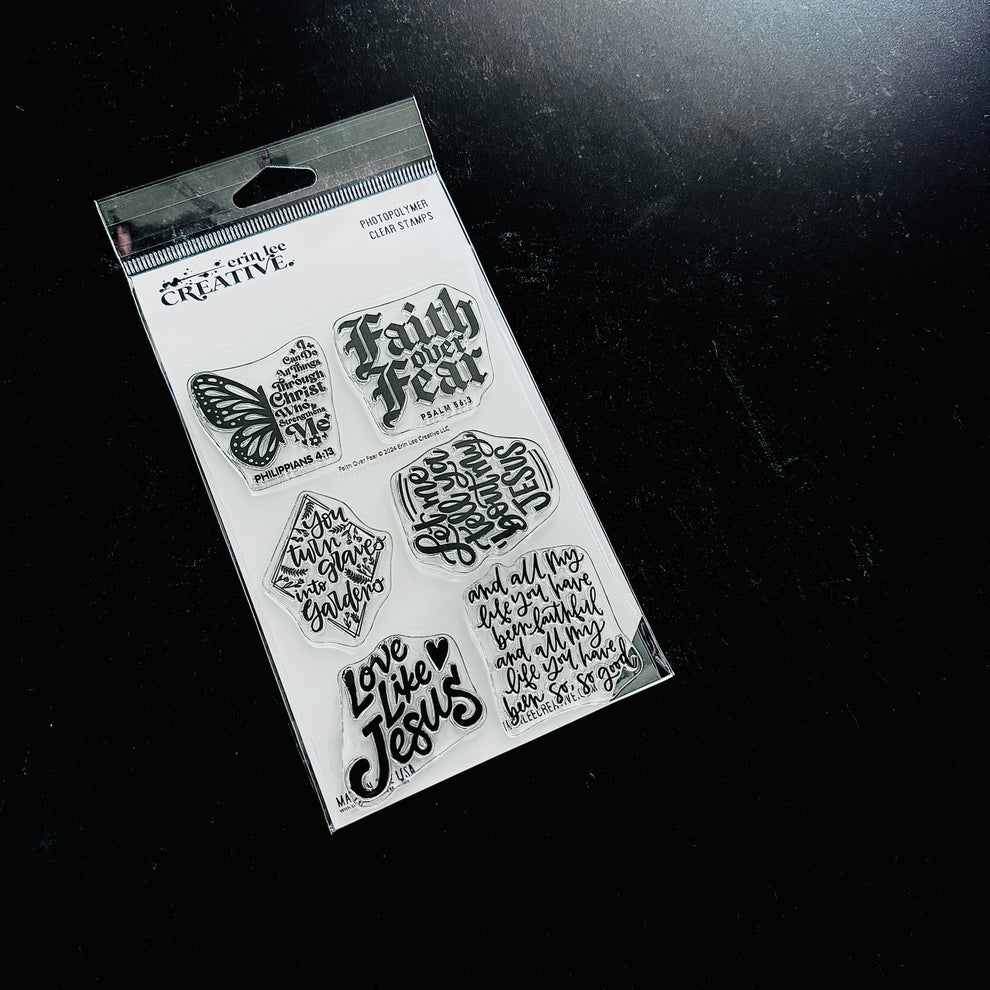 Faith Over Fear stamp set Faith Over Fear stamp set