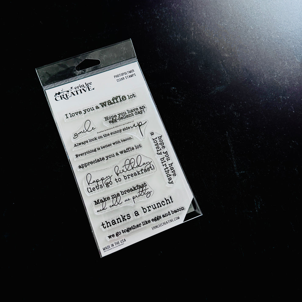 Breakfast Sentiments Stamp Set Breakfast Sentiments Stamp Set