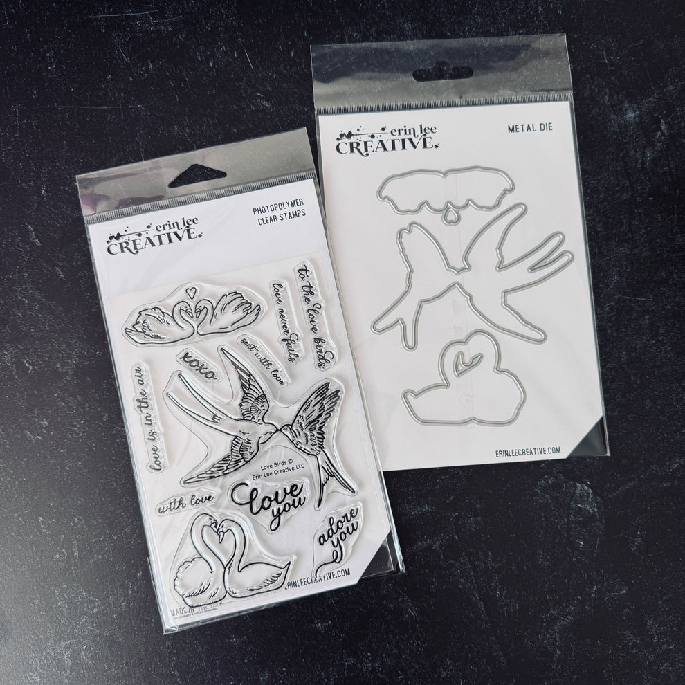 Love Birds Stamp & Die Set Love Birds Stamp & Die Set