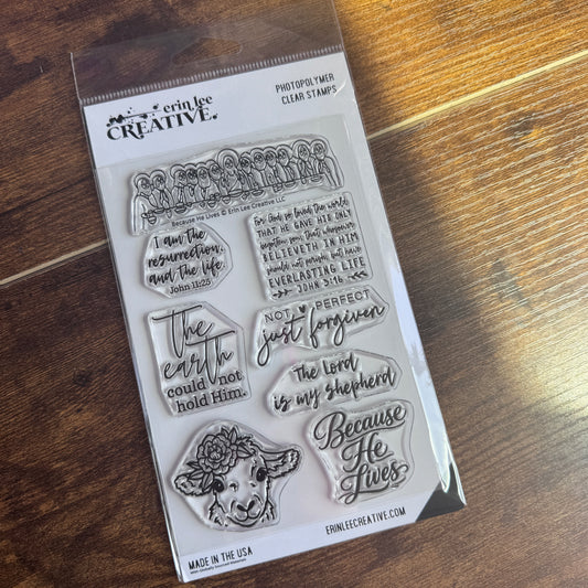 Because He Lives Stamp Set