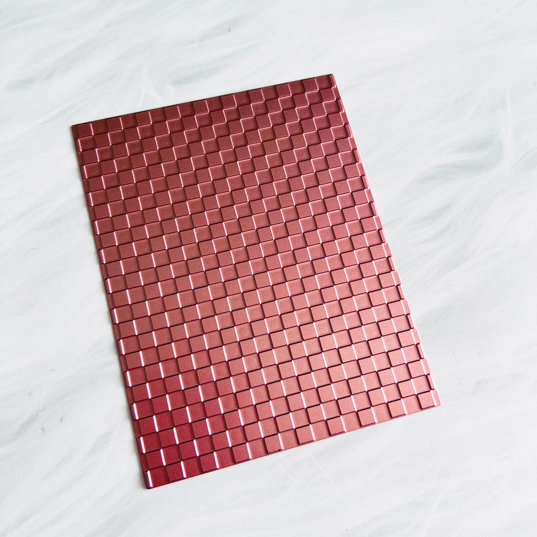 Checkered Foil Plate