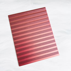 Classic Stripes Foil Plate