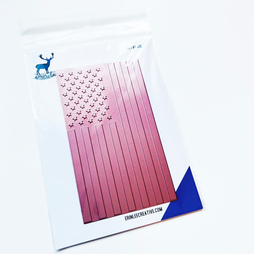 USA Flag Foil Plate