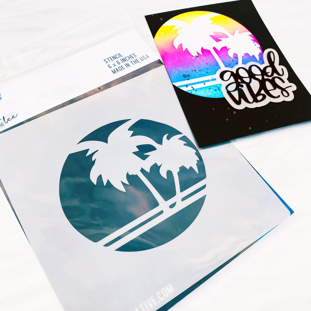Palm Tree Stencil