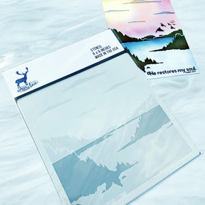 River Layering Stencil Set