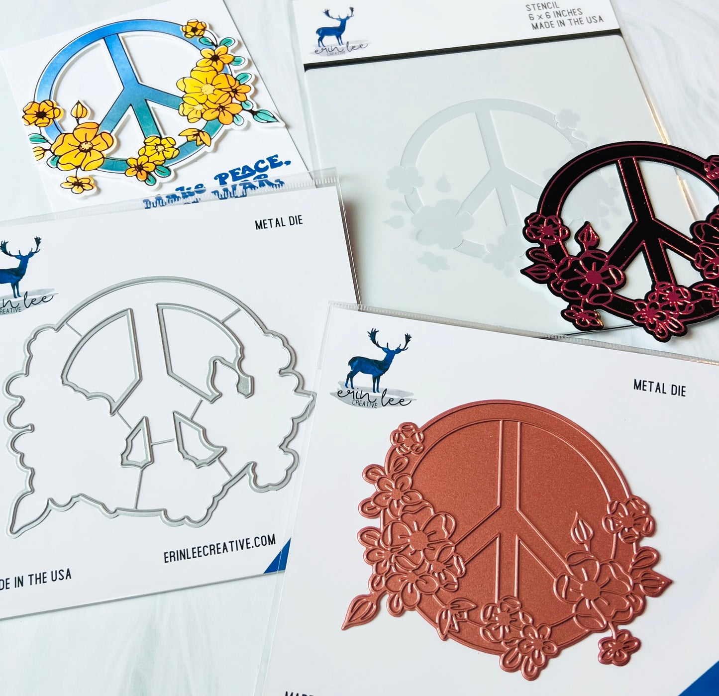 Floral Peace Sign Bundle