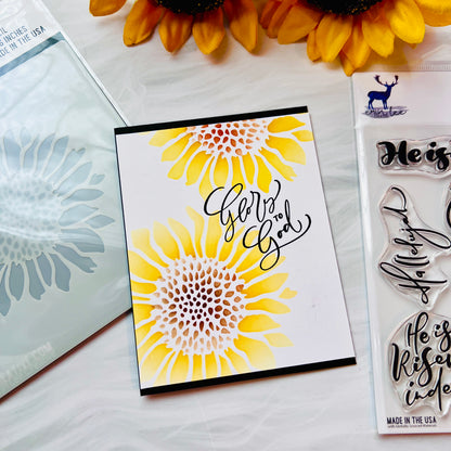 Sunflower Layering Stencil Set